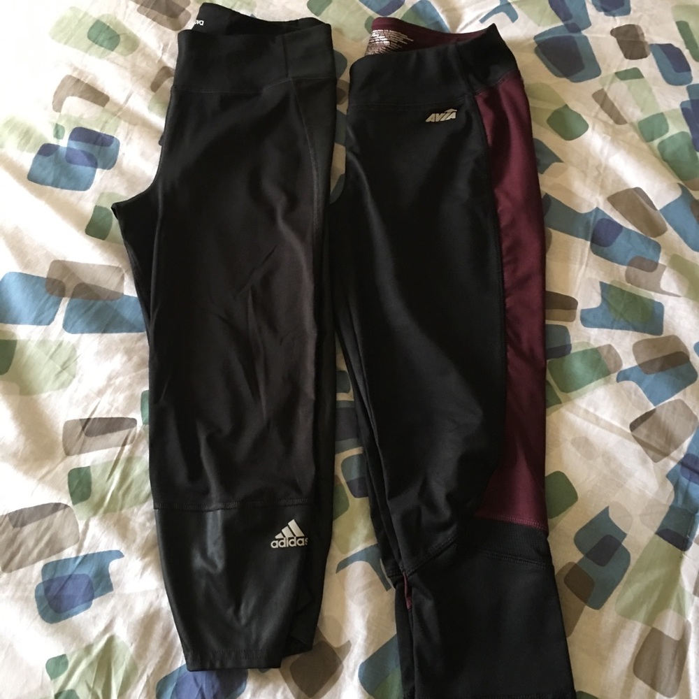 TWO PAIR ✌️ Adidas & Avia Capri Leggings